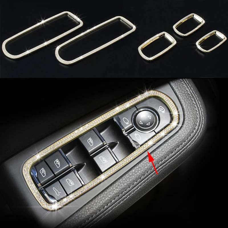 For Porsche Macan 2015-2016 diamond Alloy Window Lift Control Panel Frame Cover Trim -5PCS
For Porsche Macan 2015-2016 diamond Alloy Window Lift Control Panel Frame Cover Trim -5PCS