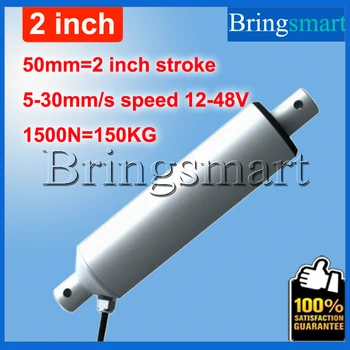 Wholesale 2 inch 50mm Linear Actuator 12-48V Dc Motor 5-30mm/S 1500N Heavy Duty Electric Motor tubular motor 24v Waterproof
Wholesale 2 inch 50mm Linear Actuator 12-48V Dc Motor 5-30mm/S 1500N Heavy Duty Electric Motor tubular motor 24v Waterproof