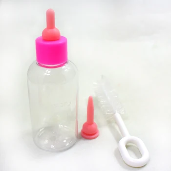 Rabbit Pet Bottle 60ml Puppies And Cats Feeding Bottle Brush Size Two Pacifiers Cats Dogs Rabbits
Rabbit Pet Bottle 60ml Puppies And Cats Feeding Bottle Brush Size Two Pacifiers Cats Dogs Rabbits