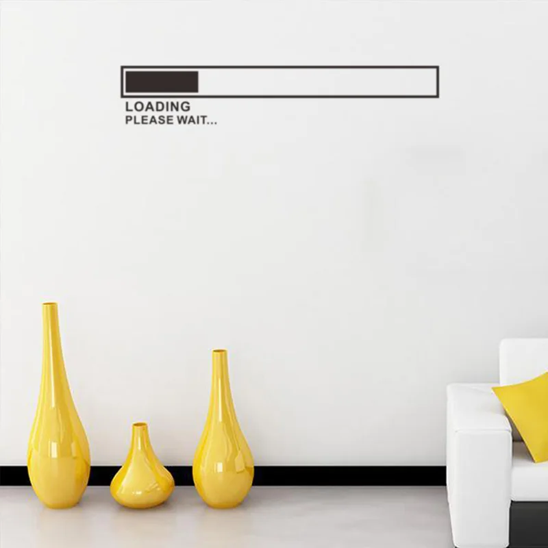 Creative Design Loading pattern vinyl Wall Sticker for Home Decoration art Decals door Stickers on the wall Decor wallpaper 
Creative Design Loading pattern vinyl Wall Sticker for Home Decoration art Decals door Stickers on the wall Decor wallpaper