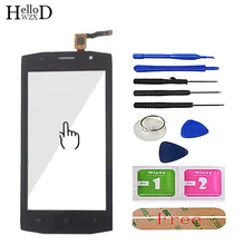 4.7 ''di Tocco Del Telefono Mobile di Vetro Touchscreen Per Homtom Zoji Z6 Anteriore Dello Schermo di Tocco di Vetro Digitizer Lente del Pannello Sensore di Strumenti(China)