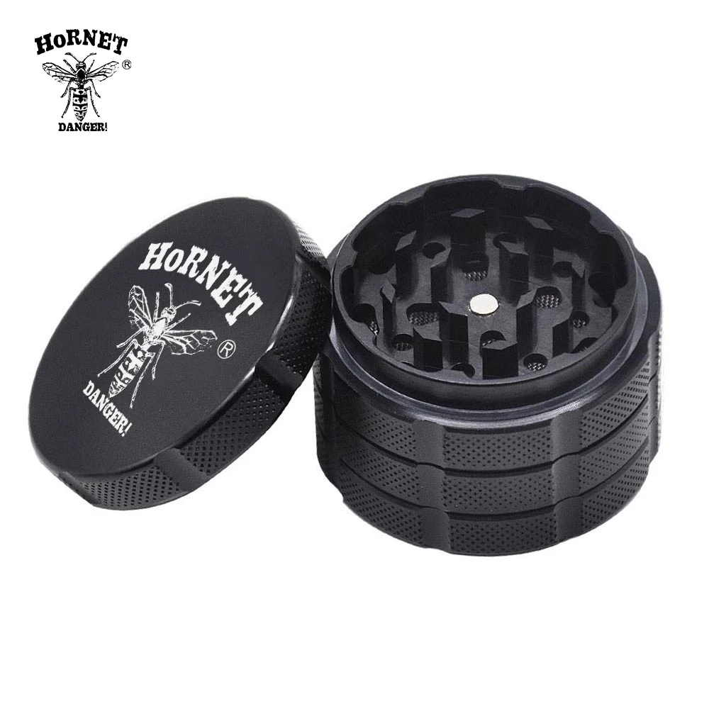 HORNET Premium Large 60MM 4 Piece Metal Smoking Grinder Aircraft Aluminum Tobacco Herb Grinder Large Space Smoke Grinders
HORNET Premium Large 60MM 4 Piece Metal Smoking Grinder Aircraft Aluminum Tobacco Herb Grinder Large Space Smoke Grinders