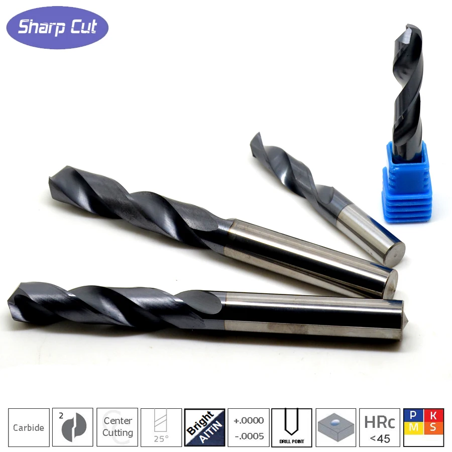Micro grain solid Tungsten carbide CNC Twist Drill Bits HRC55,Carbide Drill bits For Metal working Machine Center Drill Bits
Micro grain solid Tungsten carbide CNC Twist Drill Bits HRC55,Carbide Drill bits For Metal working Machine Center Drill Bits