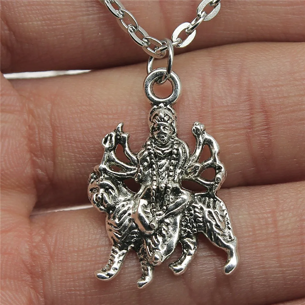Fashion 2019 Necklace Pendant Indian God 19x28mm Antique Silver Color Necklace Jewelry Chain Fashion Accessories
Fashion 2019 Necklace Pendant Indian God 19x28mm Antique Silver Color Necklace Jewelry Chain Fashion Accessories