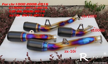 Motorcycle Slip on exhaust system for S1000RR 2015-2016 cbr1000 2008-2016 for YZF-r6 2006-2014 zx10r 2011-2016 custom made escap
Motorcycle Slip on exhaust system for S1000RR 2015-2016 cbr1000 2008-2016 for YZF-r6 2006-2014 zx10r 2011-2016 custom made escap