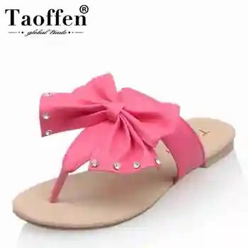 TAOFFEN Size 32-48 Bohemia Women Flats Sandals Beading Summer Vacation Slippers Women Bowknot Sandals Summer Vacation Shoes
TAOFFEN Size 32-48 Bohemia Women Flats Sandals Beading Summer Vacation Slippers Women Bowknot Sandals Summer Vacation Shoes