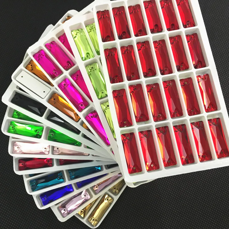 9x27mm More Colors Cosmic Baguette sew on Rhinestone Glass Crystal Flatback Strass Sew-on Stone For Clothing Dresses
9x27mm More Colors Cosmic Baguette sew on Rhinestone Glass Crystal Flatback Strass Sew-on Stone For Clothing Dresses