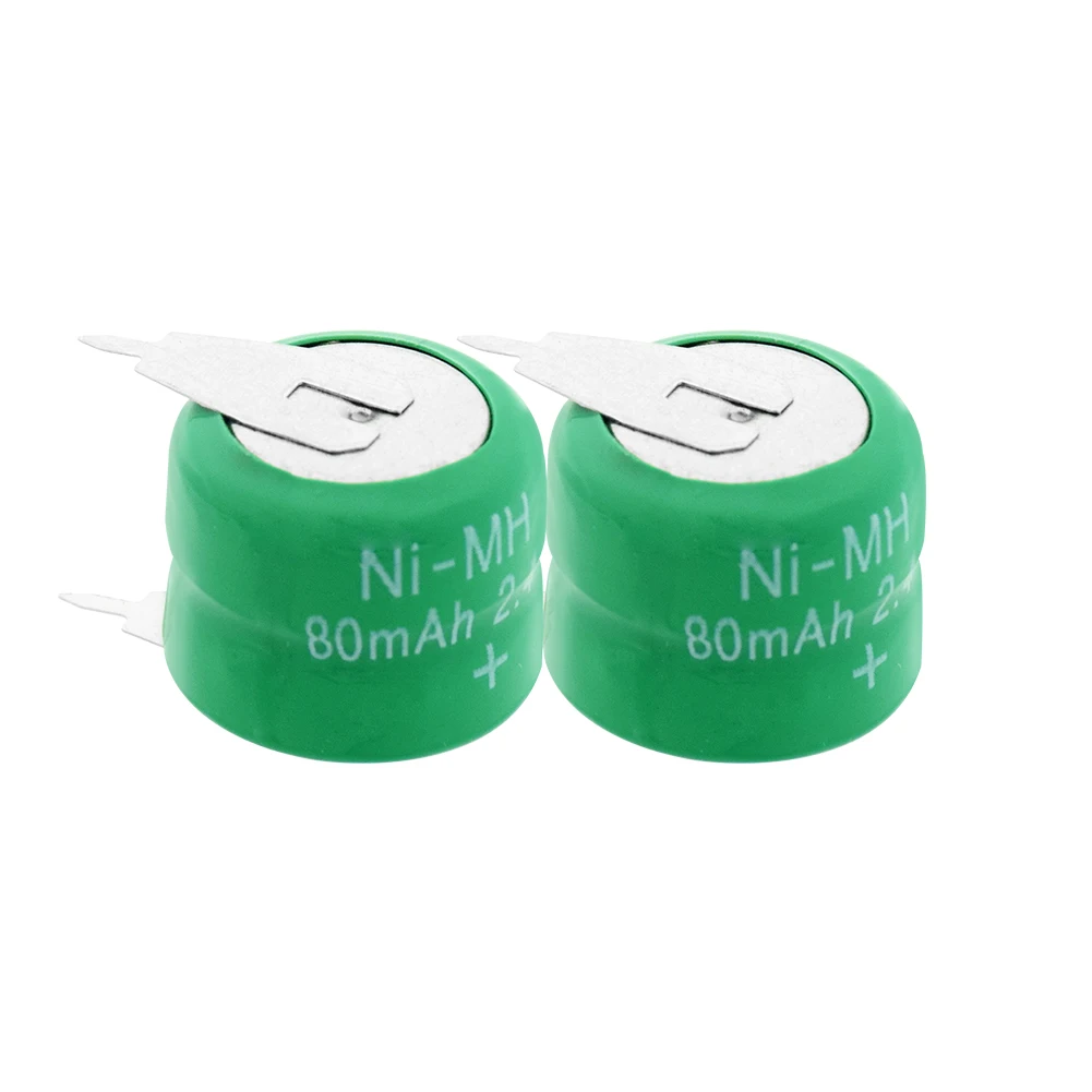 1/2/4/6/8/10Pcs 2.4V 80H 80mAh Ni-MH Nimh Button Battery Pack Coin Cell Replacement Batteries Rechargeable 80H Coin Batteries
1/2/4/6/8/10Pcs 2.4V 80H 80mAh Ni-MH Nimh Button Battery Pack Coin Cell Replacement Batteries Rechargeable 80H Coin Batteries