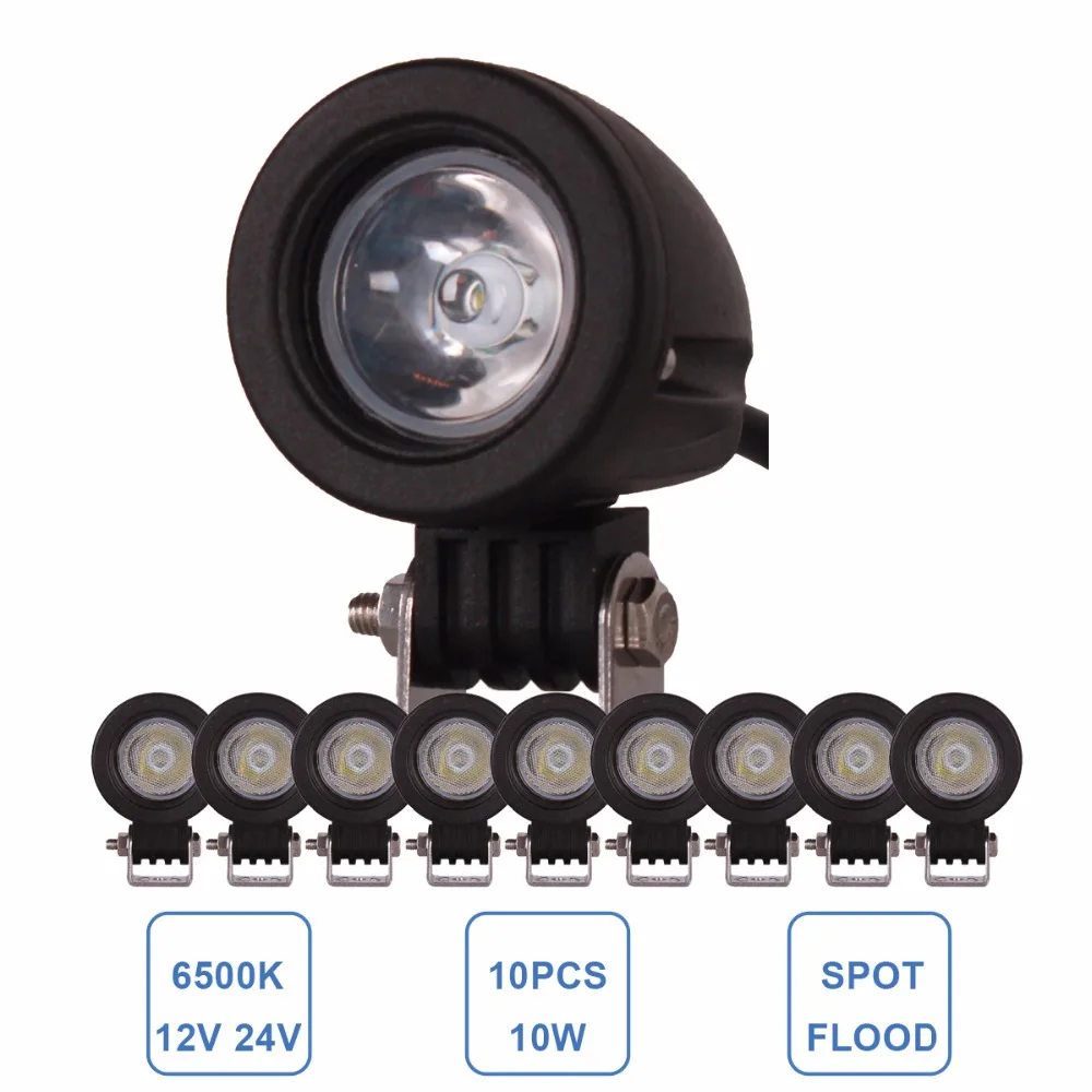 10W LED Work Light Car Motorcycle Bicycle Fog Lamp Auto SUV ATV 4WD 4X4 AWD Headlight 12V 24V Exterior Extra Auxiliary Indicator
10W LED Work Light Car Motorcycle Bicycle Fog Lamp Auto SUV ATV 4WD 4X4 AWD Headlight 12V 24V Exterior Extra Auxiliary Indicator
