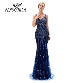 Real Photo High Quality V-Neck Pattern Long Evening Dress Sexy Slim Mermaid Robe De Soiree Beaded Elegant Evening Prom Dress
Real Photo High Quality V-Neck Pattern Long Evening Dress Sexy Slim Mermaid Robe De Soiree Beaded Elegant Evening Prom Dress