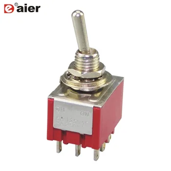 50PCS MTS-302R 3PDT ON-ON 9 Pin Toggle Switch Red 3 Pole Double Throw 3-way With Solder Terminal
50PCS MTS-302R 3PDT ON-ON 9 Pin Toggle Switch Red 3 Pole Double Throw 3-way With Solder Terminal