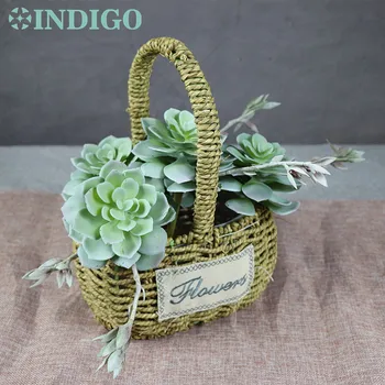 INDIGO- Wholesales 100 pcs Echeveria Grus Artificial Succulent Plant Plastic Flower Green Plant Wall Background Interior Trim
INDIGO- Wholesales 100 pcs Echeveria Grus Artificial Succulent Plant Plastic Flower Green Plant Wall Background Interior Trim
