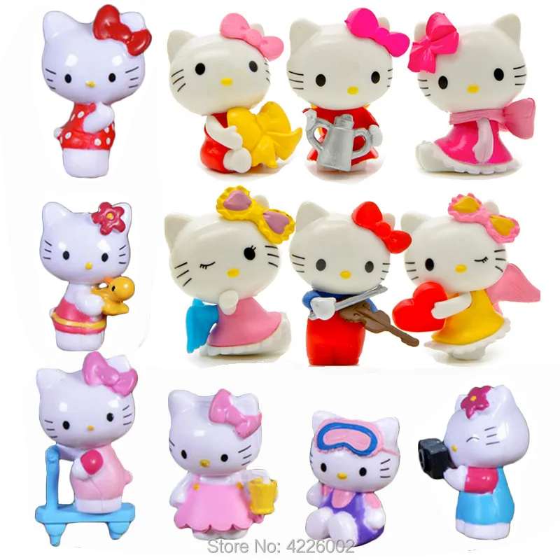 6pcs Hello Kitty Mini Model Set Miniature PVC Garden Figures Cartoon Figurines Dolls Cake Toppers Decor Kids Toys wholesale
6pcs Hello Kitty Mini Model Set Miniature PVC Garden Figures Cartoon Figurines Dolls Cake Toppers Decor Kids Toys wholesale