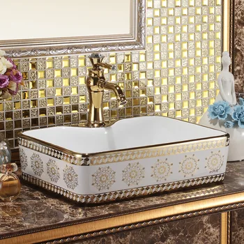 Chinese wash basin sink bathroom sink bowl countertop Ceramic washbasin bathroom sink Rectangular Painting Bathroom Sink
Chinese wash basin sink bathroom sink bowl countertop Ceramic washbasin bathroom sink Rectangular Painting Bathroom Sink