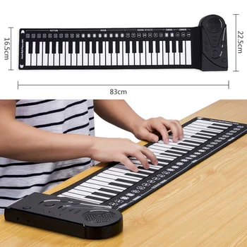 Besegad Portable Foldable 49-Key Electronic Keyboard Piano Musical Teaching Toy for Adult Kids Birthday Christmas Festival Gift
Besegad Portable Foldable 49-Key Electronic Keyboard Piano Musical Teaching Toy for Adult Kids Birthday Christmas Festival Gift