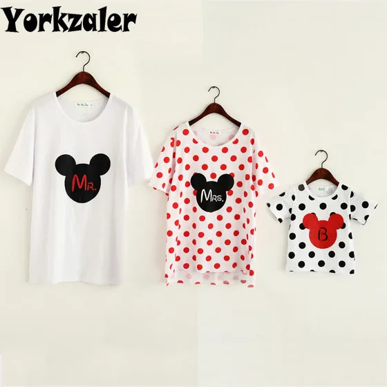 2019 Family Macth Shirts Short Sleeve Fashion Mickey Tee Shirt Father Mother and Baby T Shirt Macthing Tops Cotton Shirts
2019 Family Macth Shirts Short Sleeve Fashion Mickey Tee Shirt Father Mother and Baby T Shirt Macthing Tops Cotton Shirts