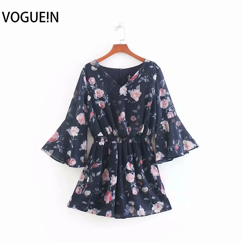 VOGUEIN New Womens Vintage Summer Floral Print Flare Sleeve V-Neck White Navy Jumpsuit Playsuit Wholesale
VOGUEIN New Womens Vintage Summer Floral Print Flare Sleeve V-Neck White Navy Jumpsuit Playsuit Wholesale