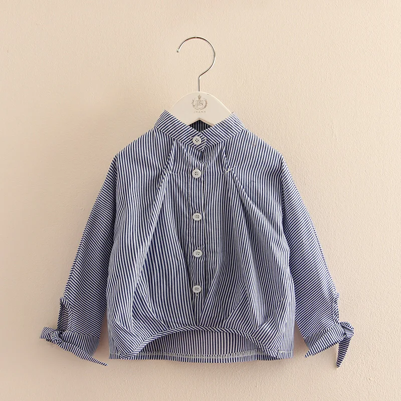 Kids Tops 2018 Spring Autumn Fashion Children Clothing Mandarin Collar Bowknot Long Sleeve Solid Color Strip Baby Girl Shirt
Kids Tops 2018 Spring Autumn Fashion Children Clothing Mandarin Collar Bowknot Long Sleeve Solid Color Strip Baby Girl Shirt