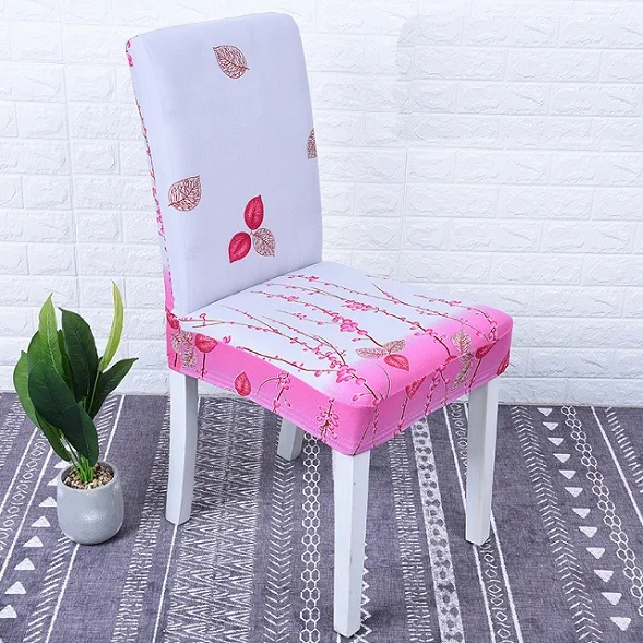 

mylb Printing covers universal size Chair cover seat Chair Covers Protector Seat Slipcovers for Hotel banquet home wedding