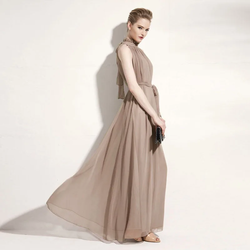 Elegant Maxi Dress Women 2019 Summer Female Sleeveless Hang-Neck Chiffon Boho Beach Dress Casual Solid Fairy Sexy Long Dress
Elegant Maxi Dress Women 2019 Summer Female Sleeveless Hang-Neck Chiffon Boho Beach Dress Casual Solid Fairy Sexy Long Dress