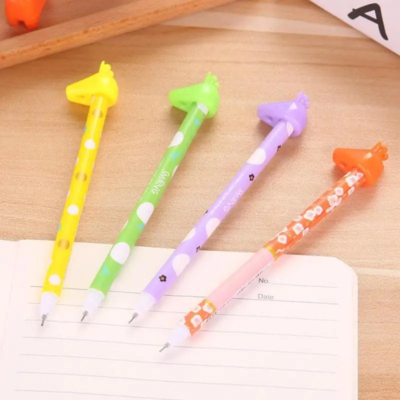 1pc Korean Version Of The Cartoon Giraffe Gel Pen Cute Signature Pen Stand Upright School Office Supplies Neutral Gel Pen
1pc Korean Version Of The Cartoon Giraffe Gel Pen Cute Signature Pen Stand Upright School Office Supplies Neutral Gel Pen