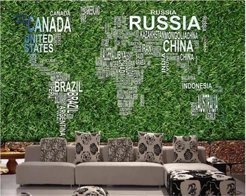 beibehang papel de parede De groene kaart van de wereld uit grasland de letters van het alfabet TV achtergrond wallpaper behang
beibehang papel de parede De groene kaart van de wereld uit grasland de letters van het alfabet TV achtergrond wallpaper behang