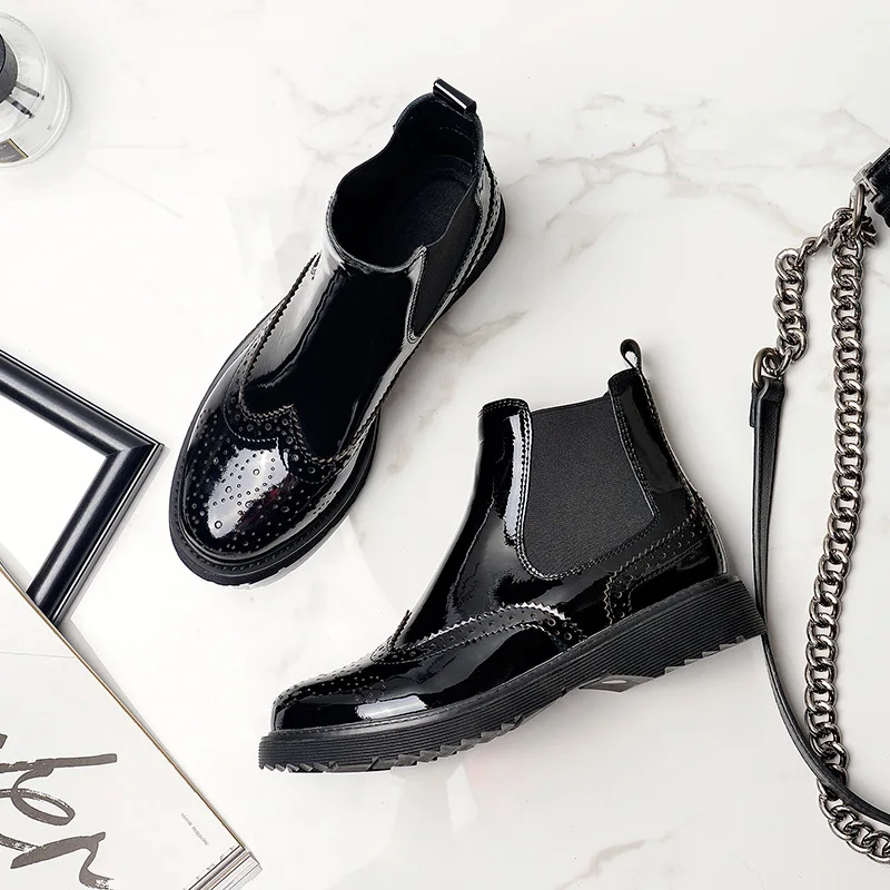 2018 New winter brand Bullock shoes women ankle boots cow leather fashion bullock shoes women chelsea boots zapatos mujer size41
2018 New winter brand Bullock shoes women ankle boots cow leather fashion bullock shoes women chelsea boots zapatos mujer size41