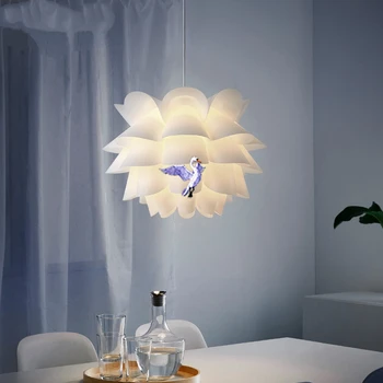 Nordic Pendant Lights Warm Series PP Hanging Lamp White Lotus Modern Minimalist Loft Living Room Industrial lamp Light Fixtures
Nordic Pendant Lights Warm Series PP Hanging Lamp White Lotus Modern Minimalist Loft Living Room Industrial lamp Light Fixtures