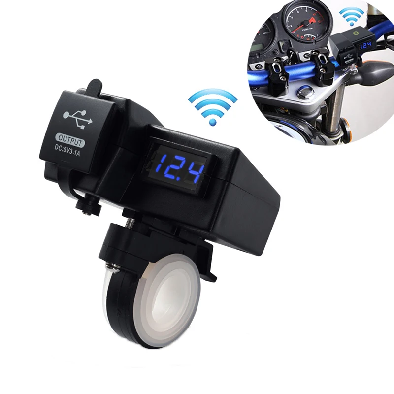 12V Dual USB Motorcycle Cigarette Lighter Socket Adapter with Bluetooth GPS Motorcycle Handlebar Power Outlet Charger Splitter
12V Dual USB Motorcycle Cigarette Lighter Socket Adapter with Bluetooth GPS Motorcycle Handlebar Power Outlet Charger Splitter