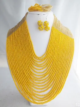 Free shipping A-4070 New Design Nigerian Yellow Crystal Beads For Wedding Or Party
Free shipping A-4070 New Design Nigerian Yellow Crystal Beads For Wedding Or Party