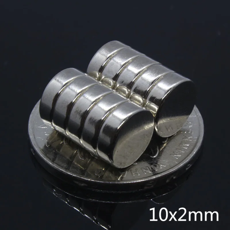 50Pcs 10x2 mm Neodymium Magnet Permanent N35 Dia 10mm x 2mm NdFeB Super Strong Powerful Magnetic Magnets Small Round Disc
50Pcs 10x2 mm Neodymium Magnet Permanent N35 Dia 10mm x 2mm NdFeB Super Strong Powerful Magnetic Magnets Small Round Disc