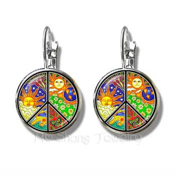 Peace Symbol Sun God Time Gem Earrings European And American Fashion Accessories Hope For World Peace Glass Dome Stud Earrings
Peace Symbol Sun God Time Gem Earrings European And American Fashion Accessories Hope For World Peace Glass Dome Stud Earrings