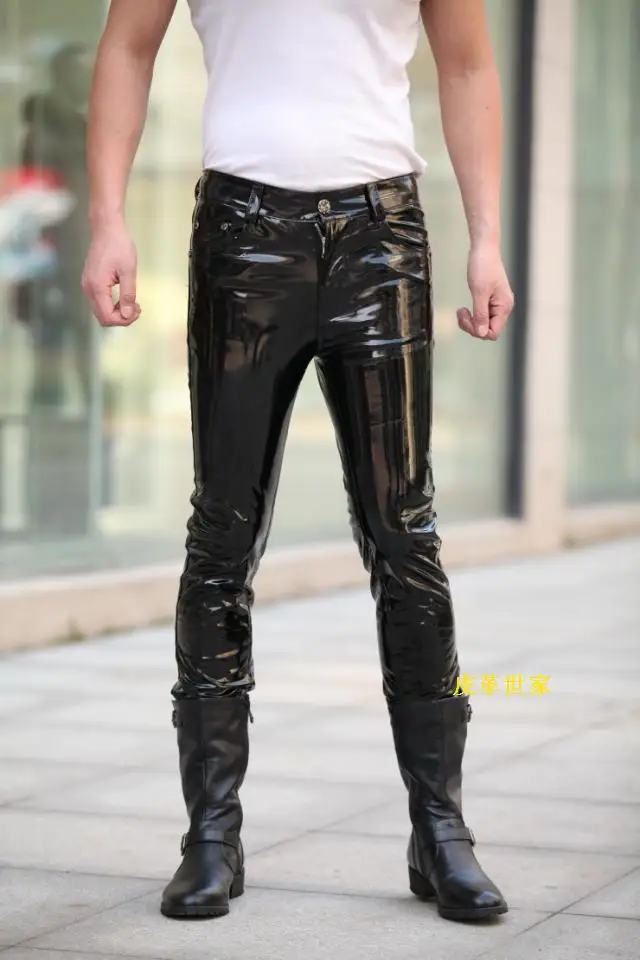 real leather pants mens