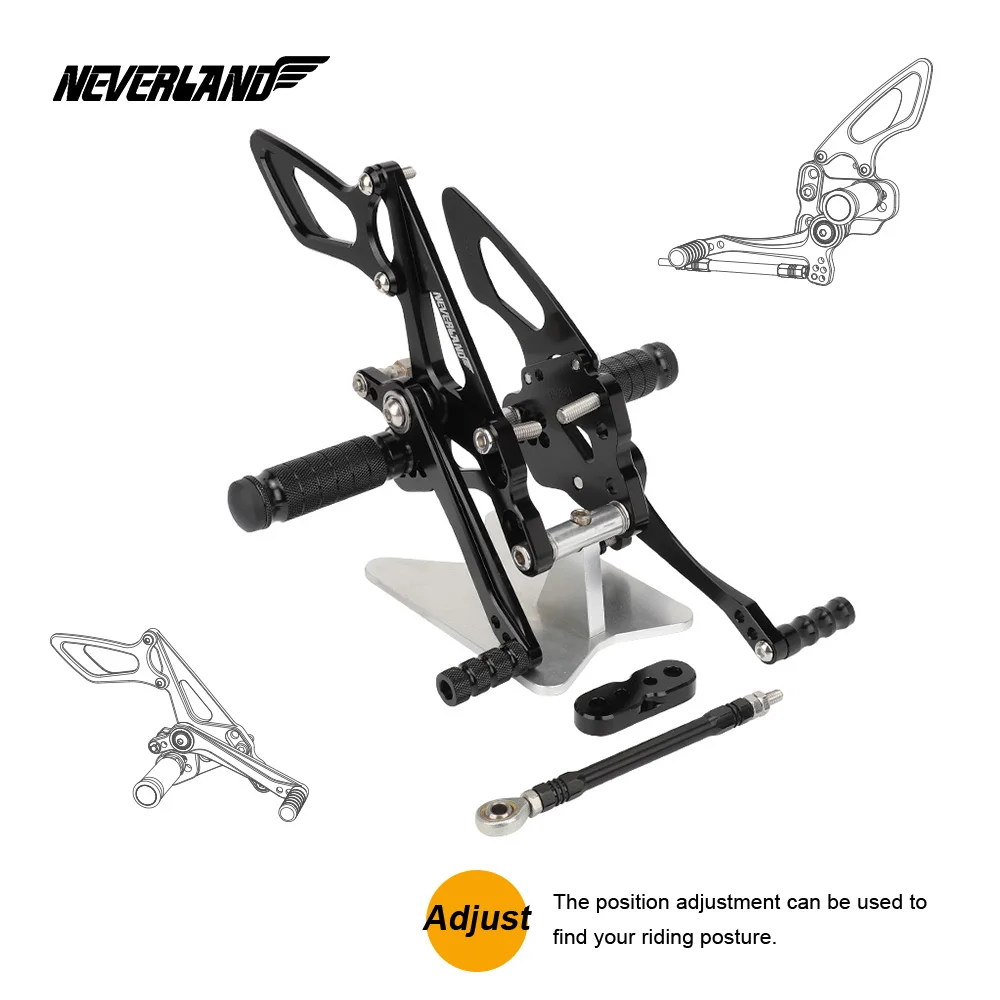 Motorcycle Adjustable Accessories Parts Rear Foot Rests Rear Set Foot Pegs For SUZUKI GSXR1000 2007 2008
Motorcycle Adjustable Accessories Parts Rear Foot Rests Rear Set Foot Pegs For SUZUKI GSXR1000 2007 2008