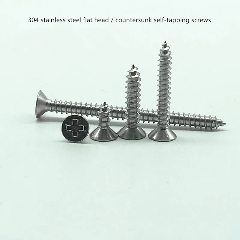 Free shipping 304 stainless steel flat/countersunk head tapping screws M1 M1.2 M1.4 M1.7 M2 M3 M4 M5.5
Free shipping 304 stainless steel flat/countersunk head tapping screws M1 M1.2 M1.4 M1.7 M2 M3 M4 M5.5