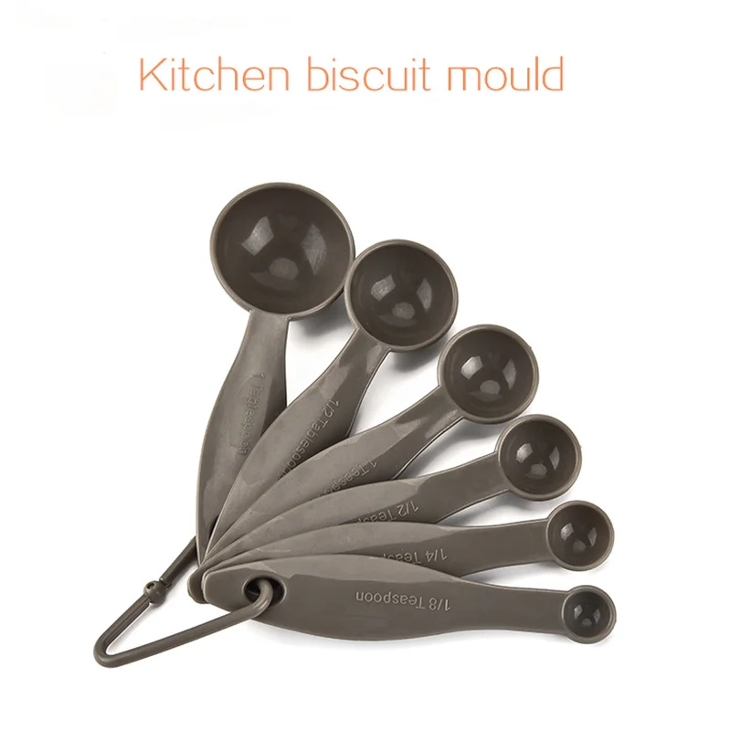 6pcs/set Kitchen Cook Plastic Teaspoon Scoop Measuring Spoons Cups Measuring Set Tools
6pcs/set Kitchen Cook Plastic Teaspoon Scoop Measuring Spoons Cups Measuring Set Tools