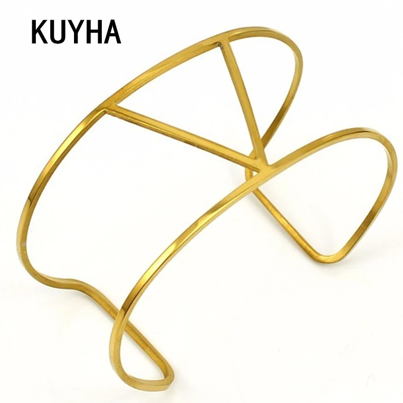 Trendy Gold/Silver Color Cuff Bracelet for Women Open Bangle Fashion New Design Jewelry Pulseiras
Trendy Gold/Silver Color Cuff Bracelet for Women Open Bangle Fashion New Design Jewelry Pulseiras