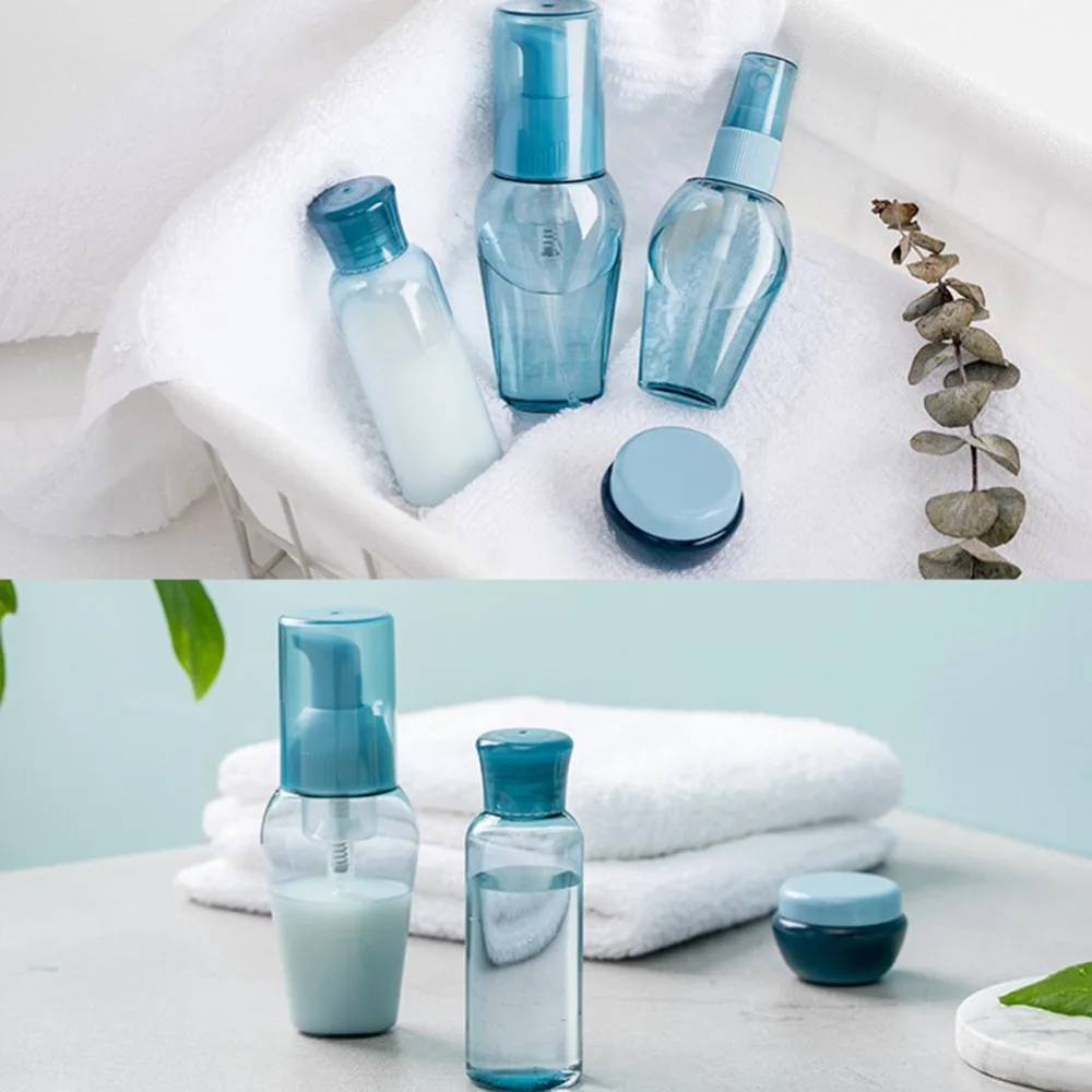Refillable Travel Bottles Set Package Cosmetics Bottles Plastic Pressing Spray Bottle Makeup Tools Kit For Travel
Refillable Travel Bottles Set Package Cosmetics Bottles Plastic Pressing Spray Bottle Makeup Tools Kit For Travel