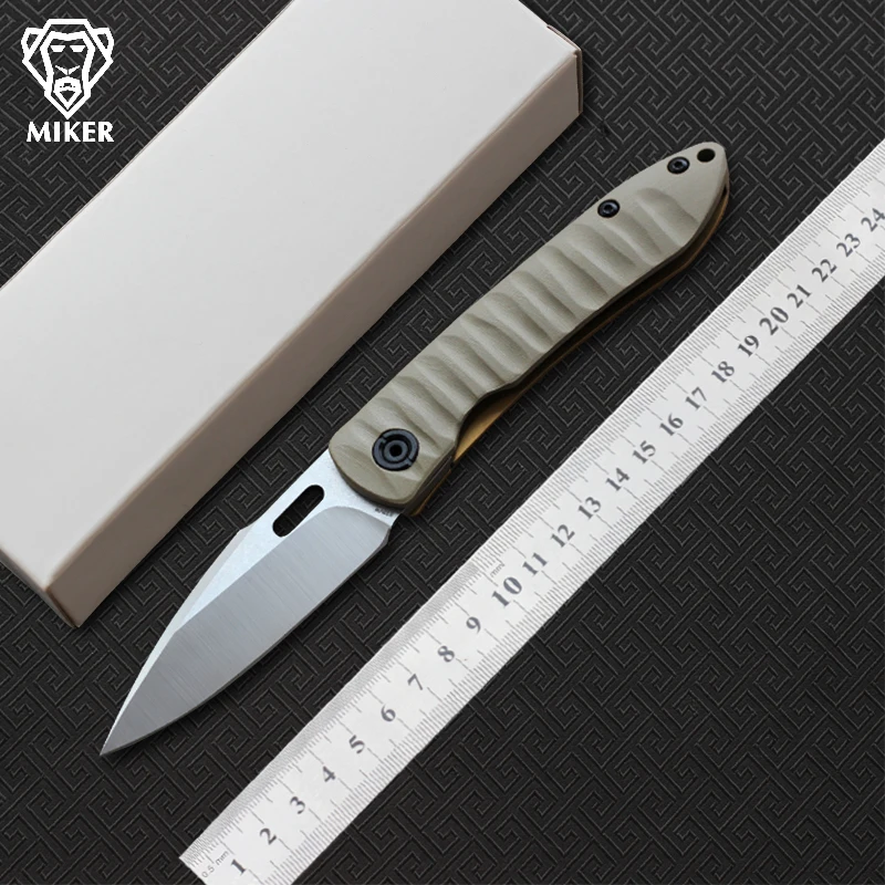 MIKER SMF-2 Folding Knife Copper gaskets S35VN blade G10+Titanium handle outdoor gear tactical camp hunt knives EDC tools
MIKER SMF-2 Folding Knife Copper gaskets S35VN blade G10+Titanium handle outdoor gear tactical camp hunt knives EDC tools