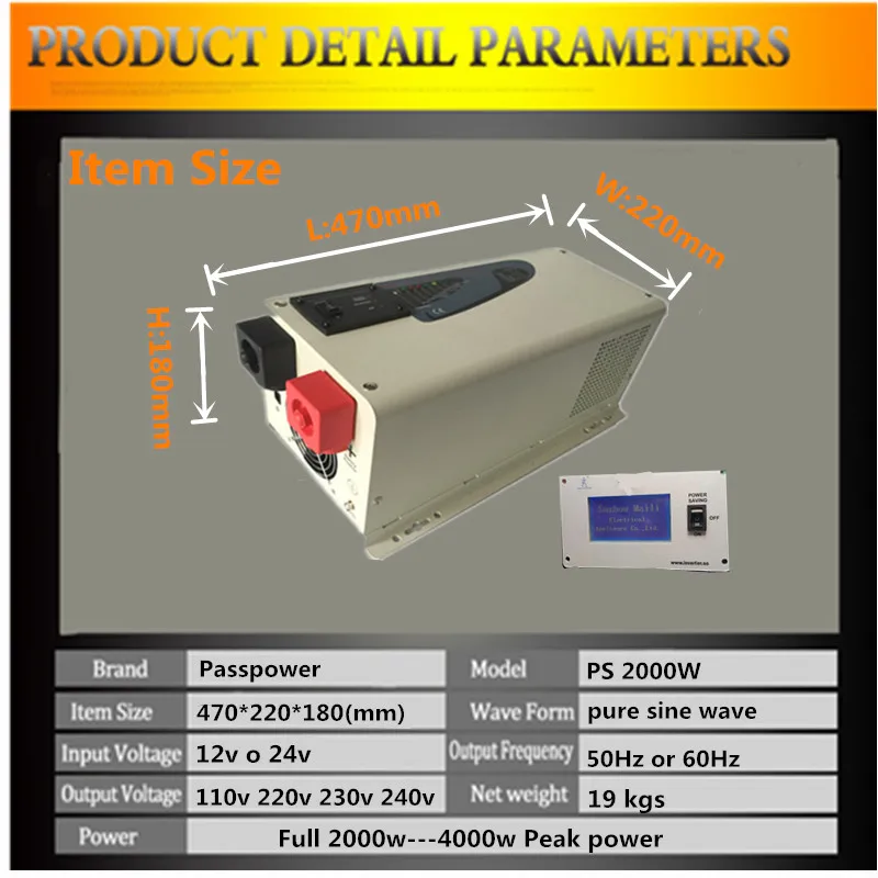 CE,ROHS,ISO9001 approved, low frequency off grid home using air condition inverter dc24v to ac220v inverter 2000w
CE,ROHS,ISO9001 approved, low frequency off grid home using air condition inverter dc24v to ac220v inverter 2000w