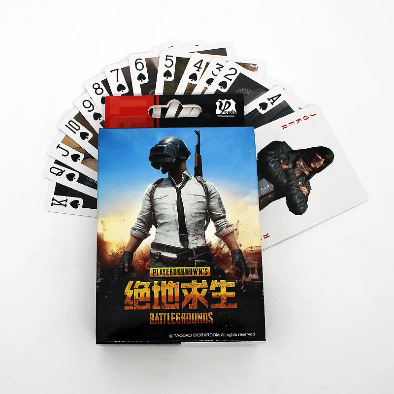 New Game PUBG Playerunknown's Battlegrounds Playing Cards Winner Winner Chicken Dinner Poker Cards Collection
New Game PUBG Playerunknown's Battlegrounds Playing Cards Winner Winner Chicken Dinner Poker Cards Collection