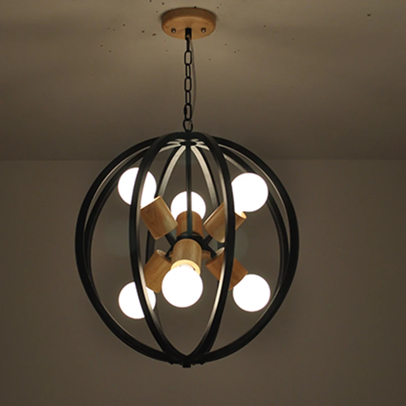 Nordic wood chandelier American country creative bar LED simple wooden ball shaped chandelier lamp new MZ17
Nordic wood chandelier American country creative bar LED simple wooden ball shaped chandelier lamp new MZ17