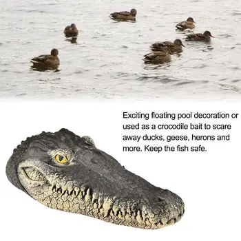 Alligator Head Decoy Pond Float Simulation Doll Garden Crocodile Head Decoration Drives Ducks
Alligator Head Decoy Pond Float Simulation Doll Garden Crocodile Head Decoration Drives Ducks
