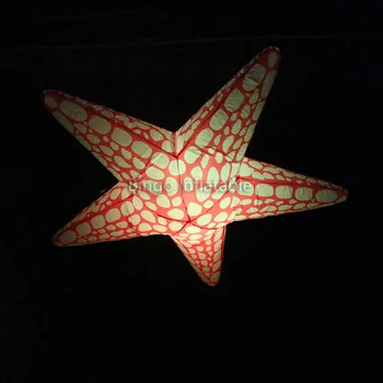 FACTORY OUTLET 1.5M inflatable lighting LED starfish decoration / sea star hanging balloon toy custom made with multi-function
FACTORY OUTLET 1.5M inflatable lighting LED starfish decoration / sea star hanging balloon toy custom made with multi-function