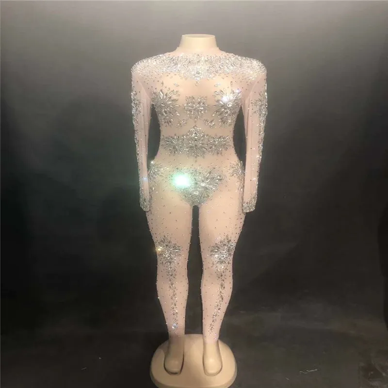 D88 Ballroom stage singer wears bodysuit Rhinestone perspective jumpsuit pole dance costumes party outfits dress outfits dj sexy
D88 Ballroom stage singer wears bodysuit Rhinestone perspective jumpsuit pole dance costumes party outfits dress outfits dj sexy