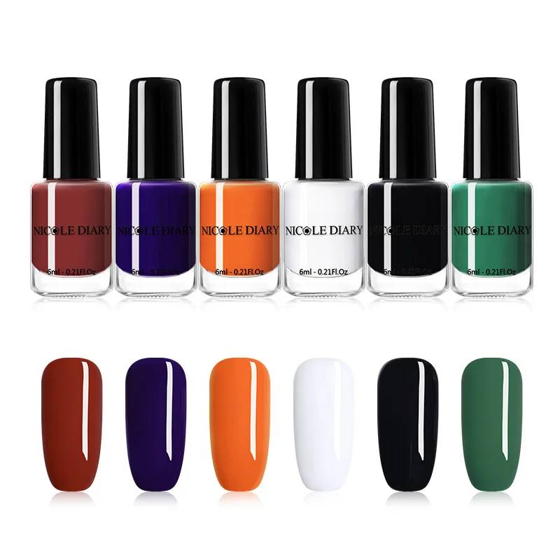 NICOLE DIARY 6ml Peel Off Nail Polish Basic Series Nail Art Varnish Black White Water-based DIY Manicure Nail Lacquer Supplies
NICOLE DIARY 6ml Peel Off Nail Polish Basic Series Nail Art Varnish Black White Water-based DIY Manicure Nail Lacquer Supplies