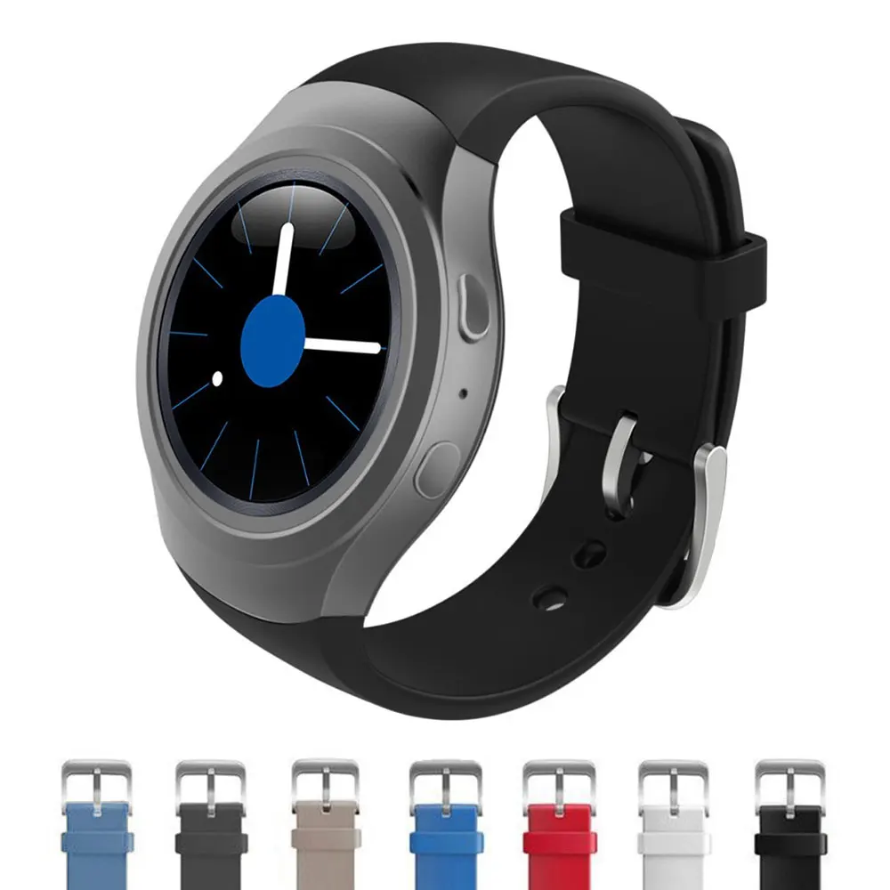 Sport Soft TPU Colorful Silicone Watchband For Samsung Gear S2 Wrist Strap Watch Band Replacement Wristband For Gear S2 SM-R720
Sport Soft TPU Colorful Silicone Watchband For Samsung Gear S2 Wrist Strap Watch Band Replacement Wristband For Gear S2 SM-R720