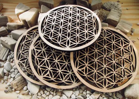 Laser Cut Wood flower of life Coaster,Geometric coasters,Wood Coasters Cup Mat Placemats,New Home Gift,wedding gift,Yoga coaster
Laser Cut Wood flower of life Coaster,Geometric coasters,Wood Coasters Cup Mat Placemats,New Home Gift,wedding gift,Yoga coaster