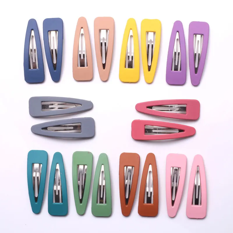 2pcs Baby Girls Hair Clips For Hair Styling Cute Matte Snap Clip Pin Children Kids Hairpins Metal Triangle Barrettes G0326
2pcs Baby Girls Hair Clips For Hair Styling Cute Matte Snap Clip Pin Children Kids Hairpins Metal Triangle Barrettes G0326