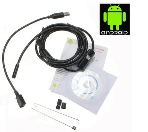 1M Snake Camera 7mm Borescope Endoscope Lens for Android Device and Windows PC via USB
1M Snake Camera 7mm Borescope Endoscope Lens for Android Device and Windows PC via USB